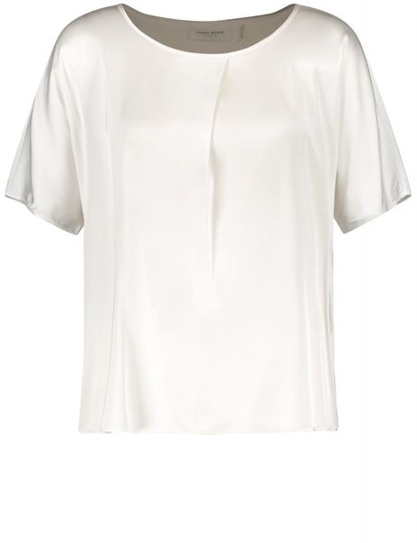 Gerry Weber Collection T-Shirt mit Falte vorne - weiß (99700)