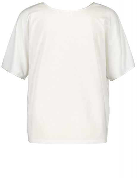 Gerry Weber Collection T-Shirt mit Falte vorne - weiß (99700)