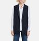 Gerry Weber Collection Vest with lapel collar - blue (80407)
