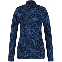 Gerry Weber Edition Long sleeve shirt - black/blue (01088)
