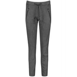 Gerry Weber Edition Pantalon de jogging à carreaux - noir/gris (01028)