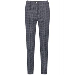 Gerry Weber Edition Pantalon avec dessin minimal Slim Fit - noir/bleu (01080)