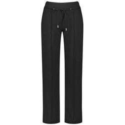 Gerry Weber Edition Pantalon large en light Scuba - noir (11000)