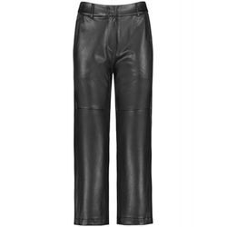 Gerry Weber Edition Pantalon 7/8 en similicuir - noir (11000)