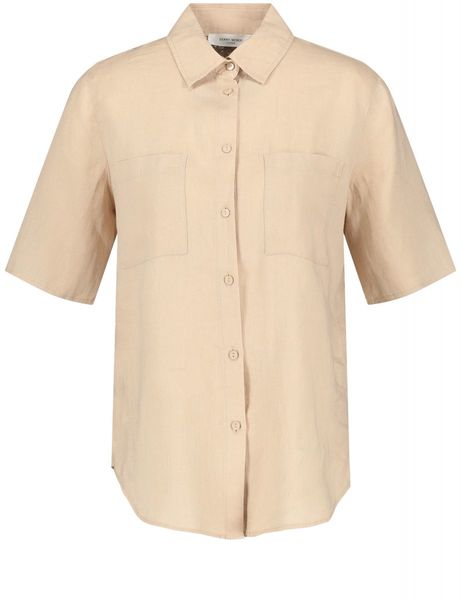 Gerry Weber Edition Blouse with breast pockets - beige (90537)