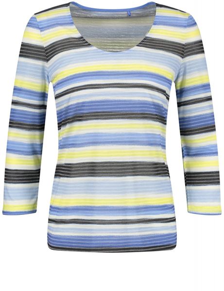 Gerry Weber Edition Shirt with stripes - blue (08083)