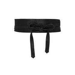 More & More Leather belt - black (0790)