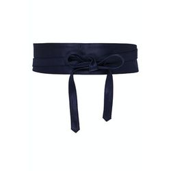 More & More Leather belt - blue (0375)