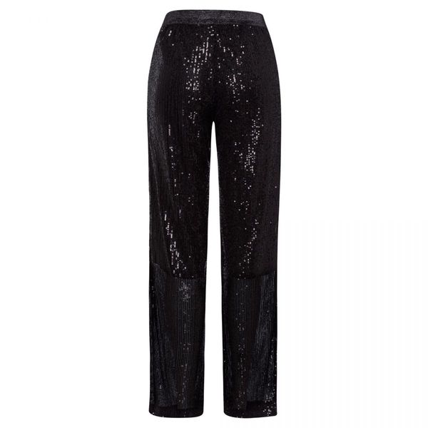More & More Pantalon à paillettes   - noir (0790)