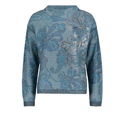 Betty Barclay Pull-over en grosse maille - bleu (8882)