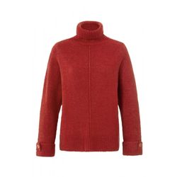 Yaya Turtle neck rib stitch sweater - beige (81552)