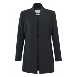 Yaya Long blazer with fancy collar - gray (94205)