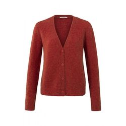 Yaya Cardigan with button placket - red (81552)