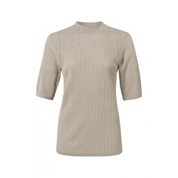 Yaya Sweater with a high neck - beige (99252)