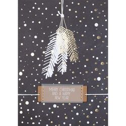 Räder Card - Christmas greetings - gold/black (NC)