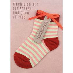 Räder Savings stocking card - red/pink/beige (0)