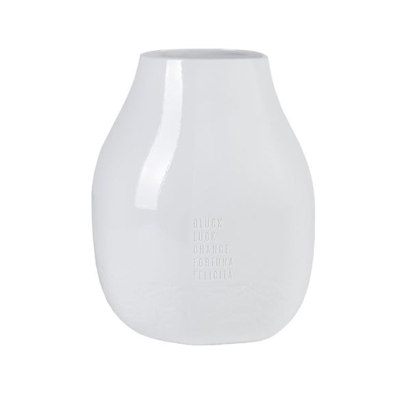 Räder Vase (Ø20x25cm) - happiness - white (0)