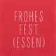 Räder Servietten - Frohes Fest - rot (NC)