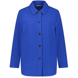 Samoon Fluffy overshirt  - blue (08660)