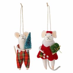 Bloomingville Christmas tree decorations - Peo - white/red (Red)