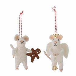 Bloomingville Christmas tree decorations - Peo - beige (White)
