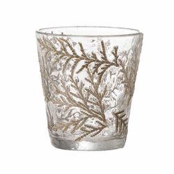 Bloomingville Kerzenglas - weiß (Bronze)