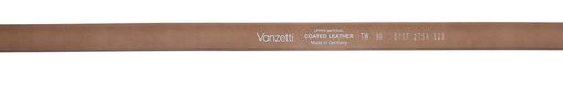 Vanzetti Ceinture femme en cuir de Saffiano  - gris (0623)