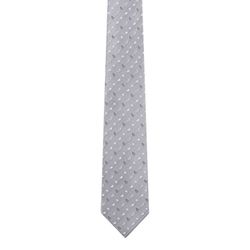 Roy Robson Krawatte mit Muster - grau (Z030)