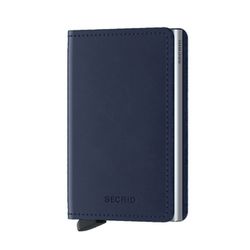 Secrid Slim Wallet Matte (68x102x16mm) - blau (NAVY)