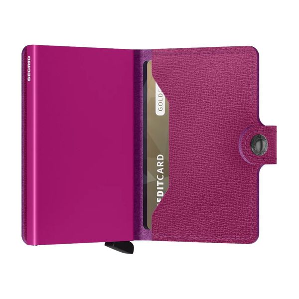 Secrid Mini Wallet Crisple (65x102x21mm) - purple (Fuchsia)