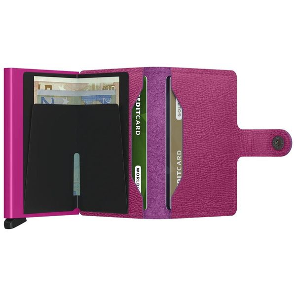 Secrid Mini Wallet Crisple (65x102x21mm) - violet (Fuchsia)