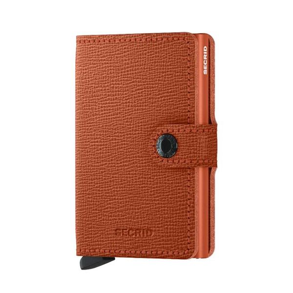 Secrid Mini Wallet Crisple (65x102x21mm) - brown (Pumpkin)