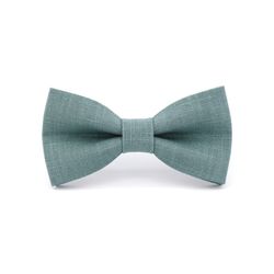 Mr. Célestin Linen bow tie - green (Crique)