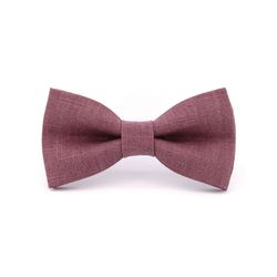 Mr. Célestin Linen bow tie - pink (Vieux Rose)