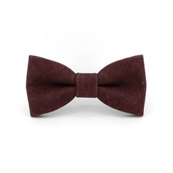 Mr. Célestin Cork bow tie - Garcia - brown (Beetroot)