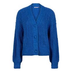 Esqualo Cardigan chunky knit lurex - blue (600)