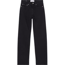 Calvin Klein High Rise Straight Jeans - noir (1BY)