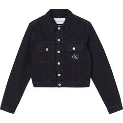 Calvin Klein Jeans Cropped denim jacket - black (1AP)
