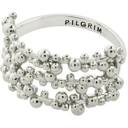 Pilgrim Bague multi bulles recyclée - Solidarity - silver (SILVER)