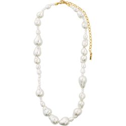 Pilgrim Collier de perles - Willpower - gold/blanc (SILVER)