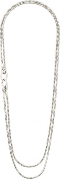 Pilgrim Recycled snake chain - silver (SILVER)