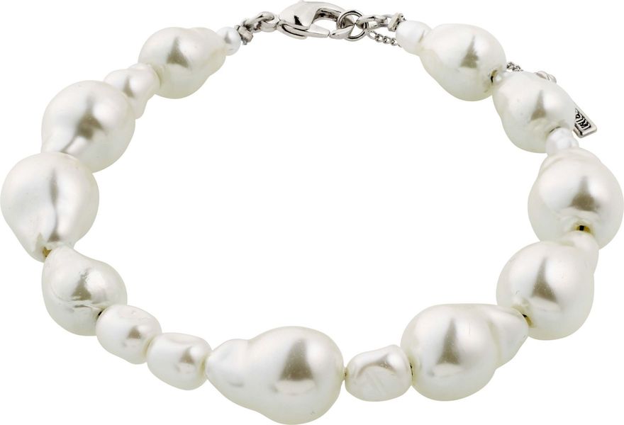 Pilgrim Pearl bracelet - Willpower  - white (SILVER)