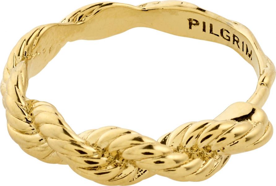 Pilgrim Recycled robe chain ring - Annika - gold (GOLD)