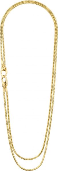 Pilgrim Recycled snake chain - gold (GOLD)