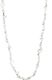 Pilgrim Recycled organic shaped necklace - Solidarity - silver (SILVER)