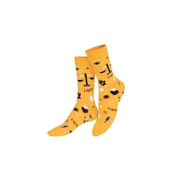 Eat My Socks Socks - Zodiac Libra - yellow (00)