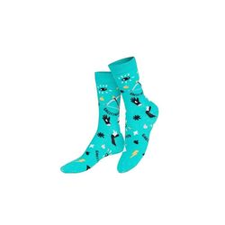 Eat My Socks Chaussettes - Signe Astrologique Sagittaire - cyan (00)