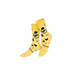 Eat My Socks Socks - Zodiac Aquarius - yellow (00)
