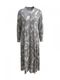 Milano Italy Kleid mit modischem Print - grau (1117)