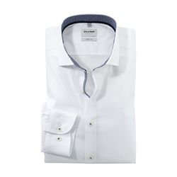 Olymp Body Fit: Olymp Level Five Shirt - white (00)